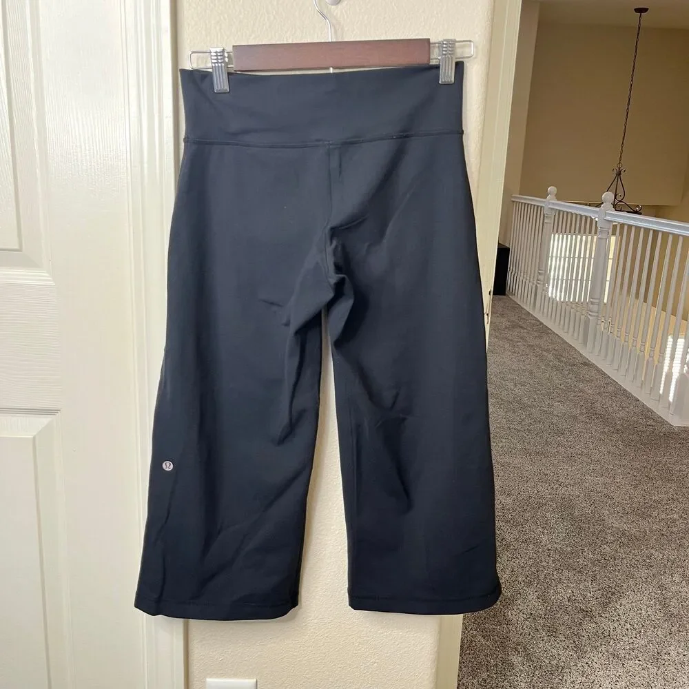 Lululemon Womens Bundle Size 6 Cropped  Pants-Black #389